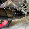 Aprilia RSV4 09-14 Tuono 11-16 100% Carbon Auspuff Hitzeschild.