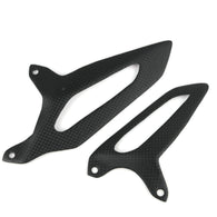 Ducati Panigale  Carbon Fersenschutz Heel Plates Protection Repose Pieds 1