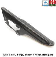 Kawasaki ZX6R 03-04, Z750 04-06, Z1000 03-06 100% Carbon Kettenschutz.